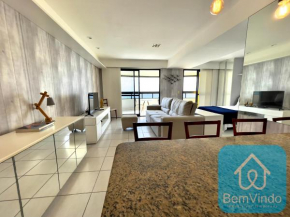 Apartamento com linda vista mar no Bahia Suites